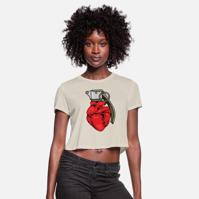 Red Heart Explosive Hand Grenade Heartbeat
