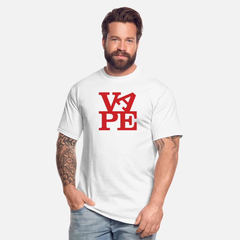 Red VAPE Letter Art