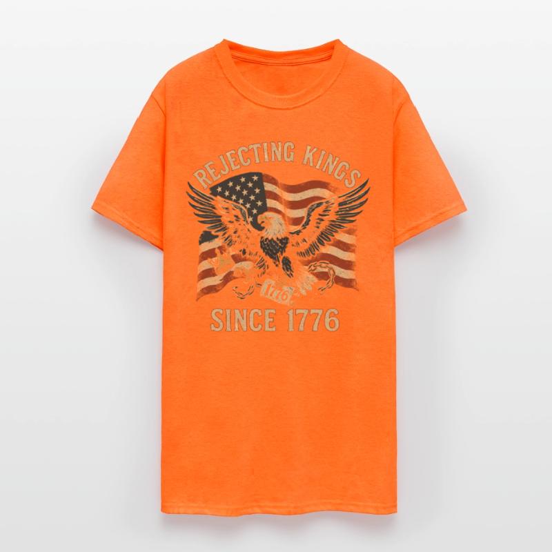Rejecting Kings Since 1776 Funny Patriotic Eagle