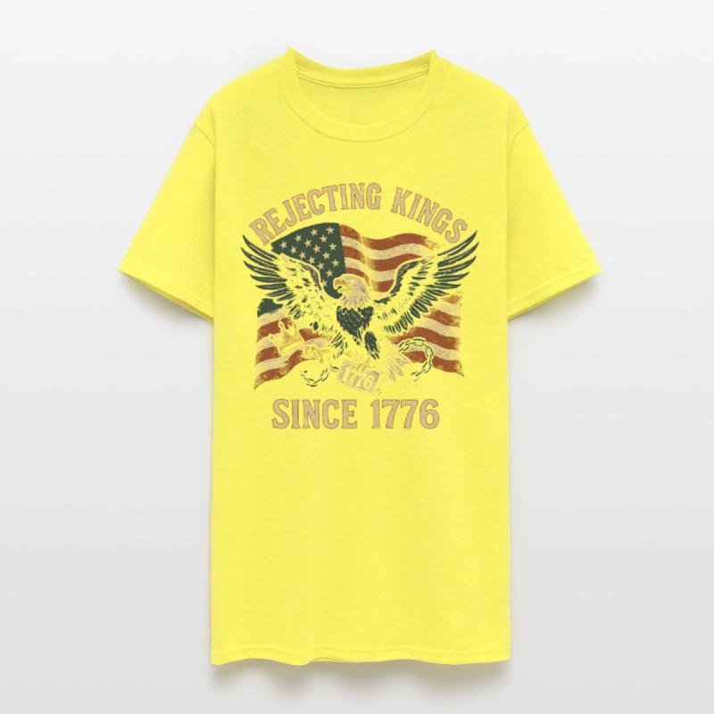 Rejecting Kings Since 1776 Funny Patriotic Eagle