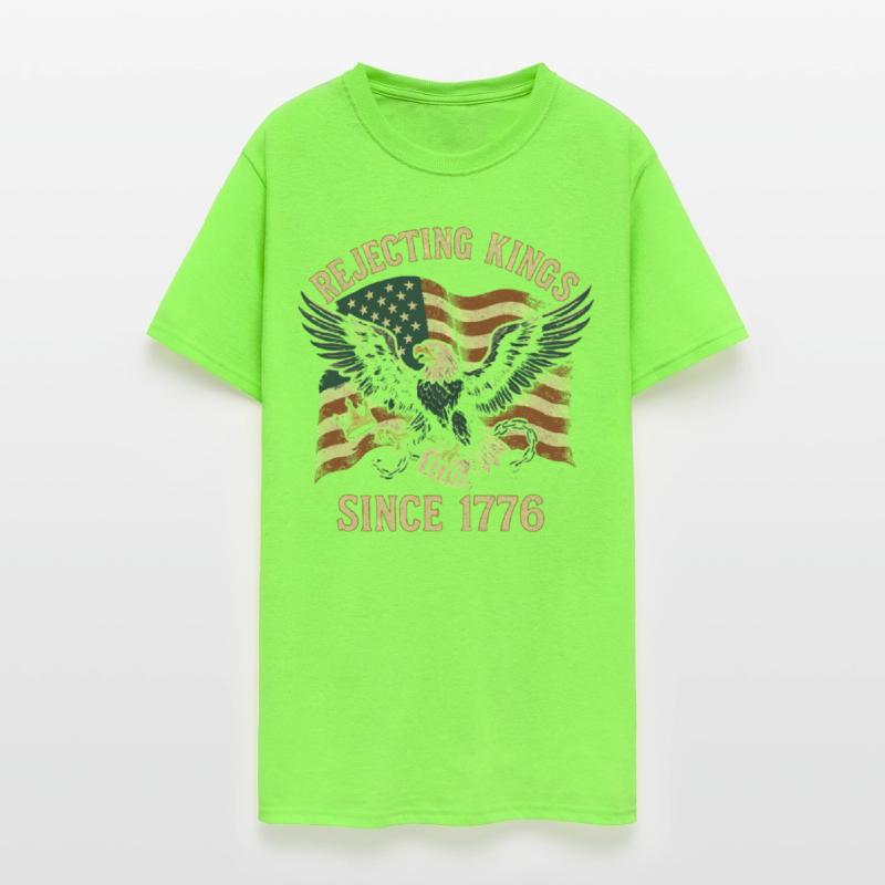 Rejecting Kings Since 1776 Funny Patriotic Eagle