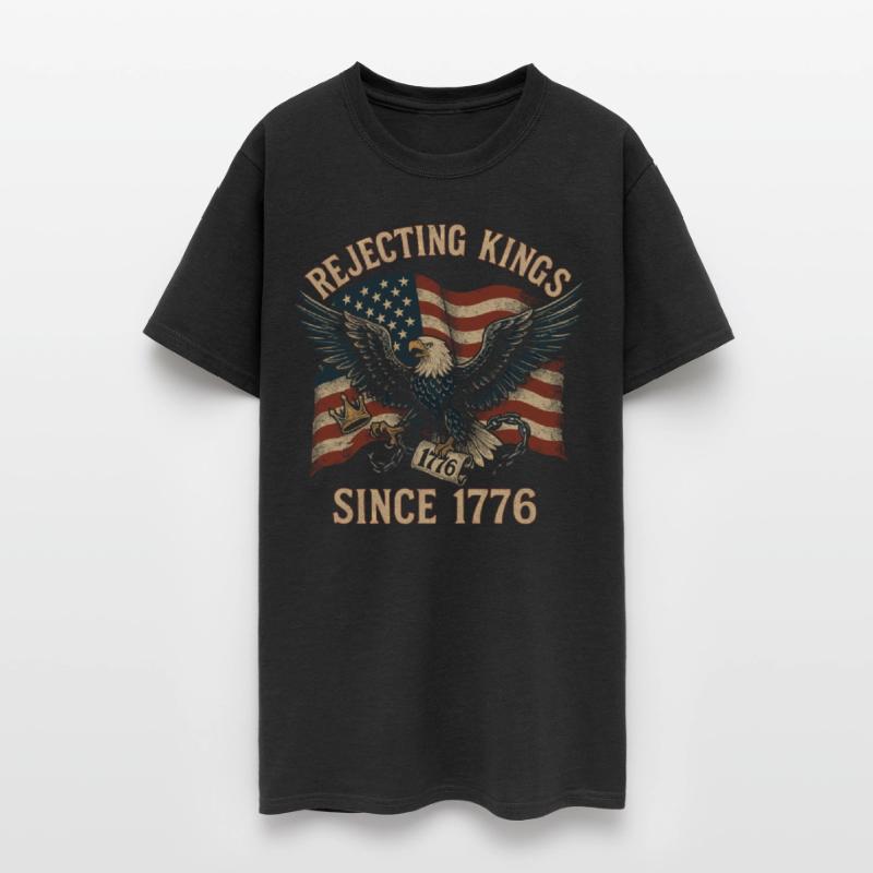Rejecting Kings Since 1776 Funny Patriotic Eagle