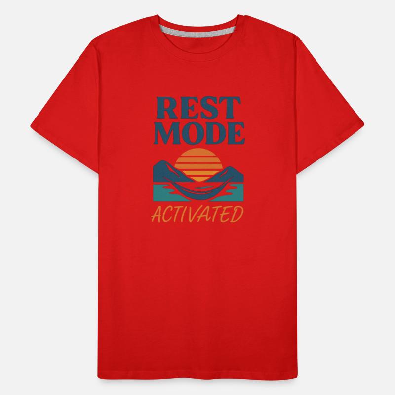 Rest Mode Activated – Minimal Beach Chill Tee