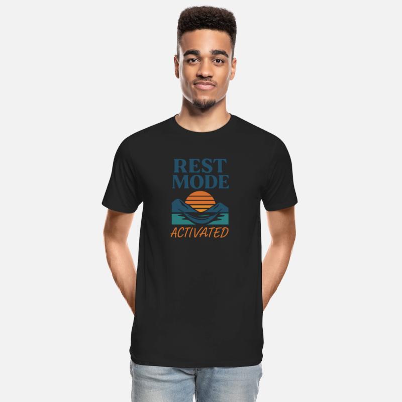 Rest Mode Activated – Minimal Beach Chill Tee