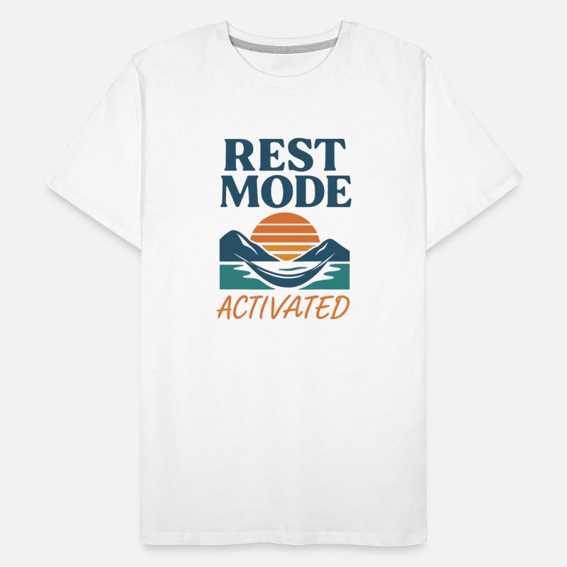 Rest Mode Activated – Minimal Beach Chill Tee