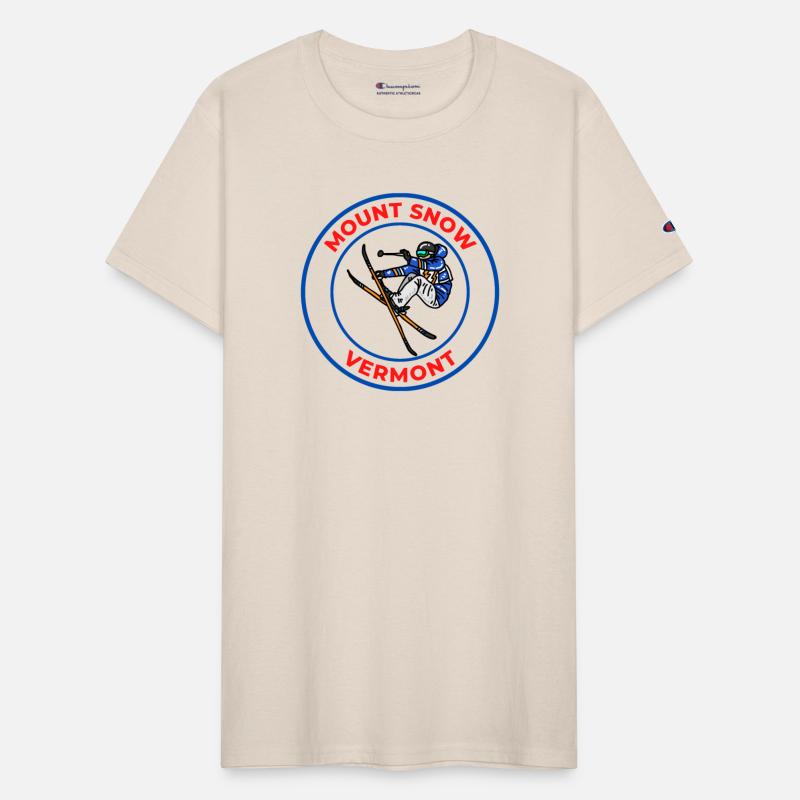 Retro Cool Skiing Mount Snow Vermont Souvenir