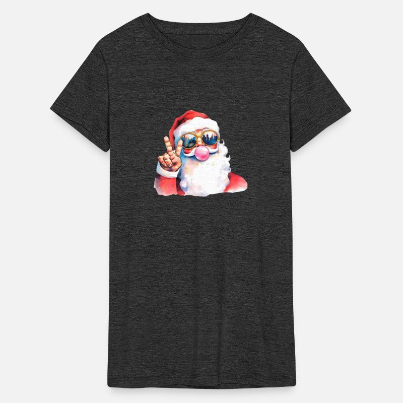 Retro Santa Christmas Blowing Bubble