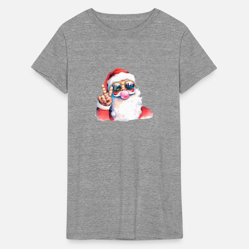 Retro Santa Christmas Blowing Bubble