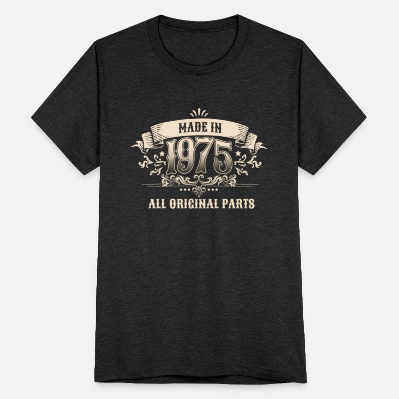 Retro Vintage Birthday Made In 1975 All Original