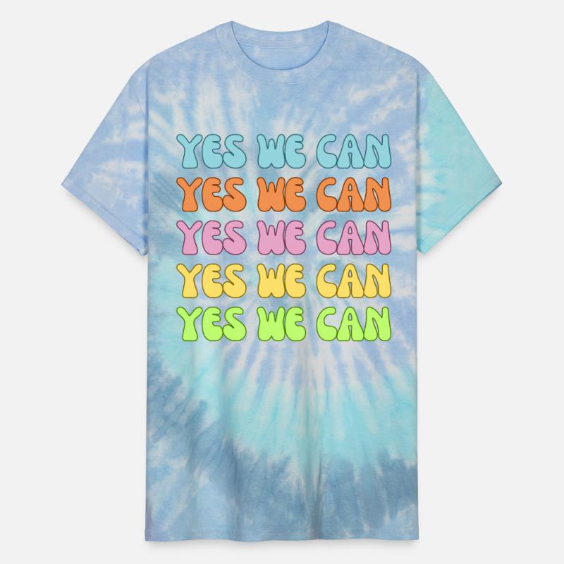 Retro YES WE Can Obama Protest Affirmation