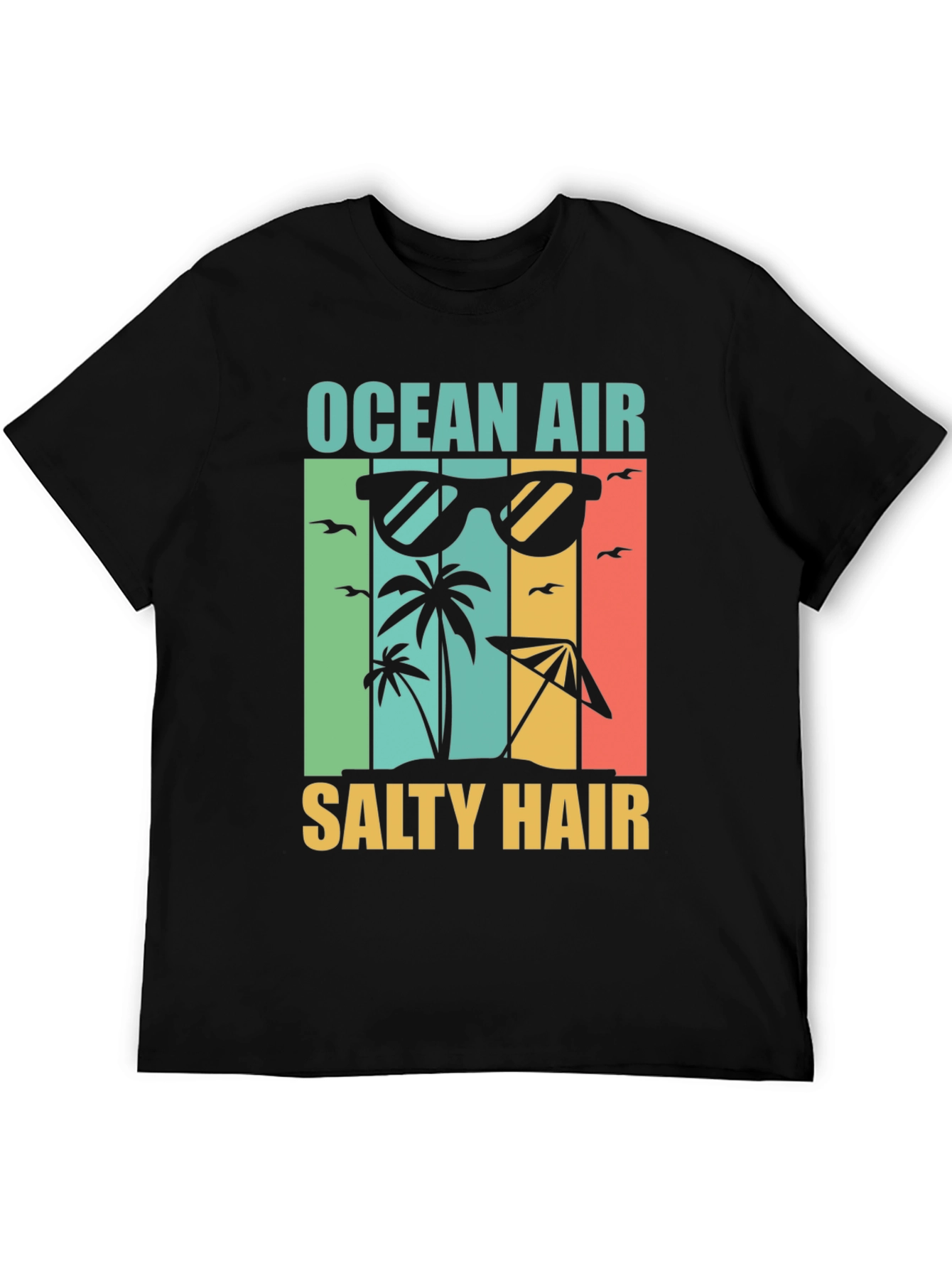 Ocean Air Salty Hair T-Shirt Summer Beach