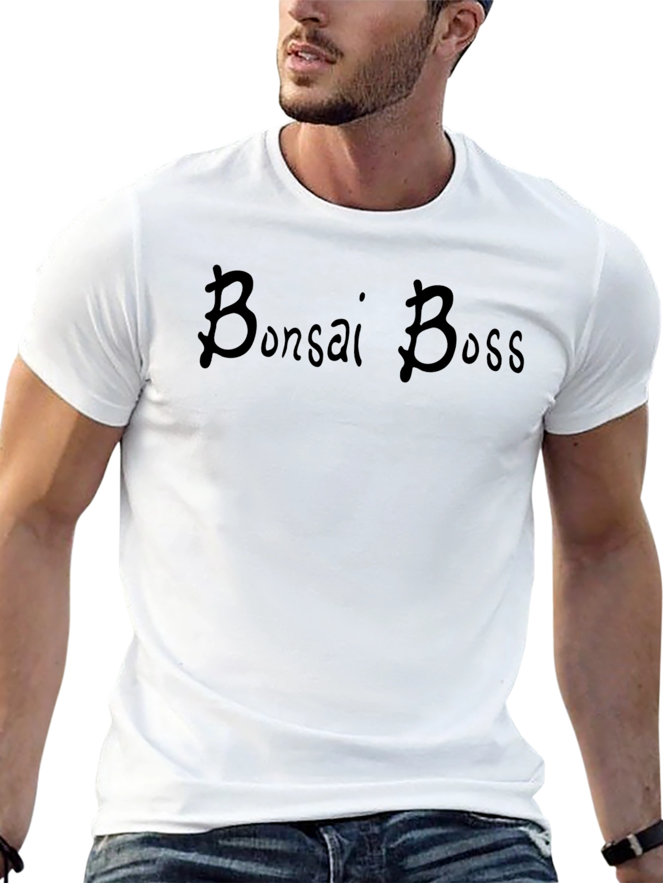 Bonsai Boss Graphic Tee - Trendy Mens T-Shirt