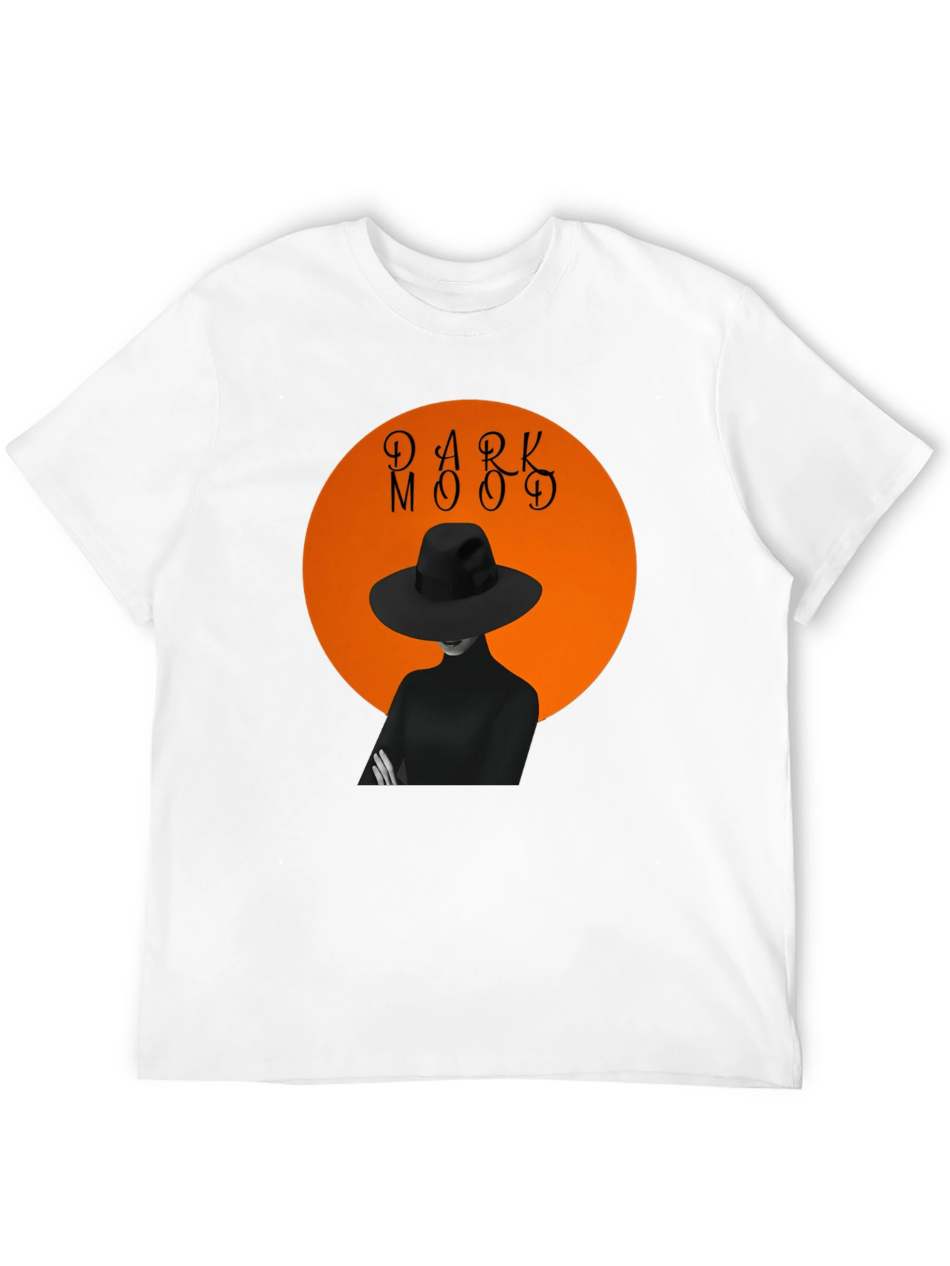 Dark Mood Graphic Tee - Black T-Shirt