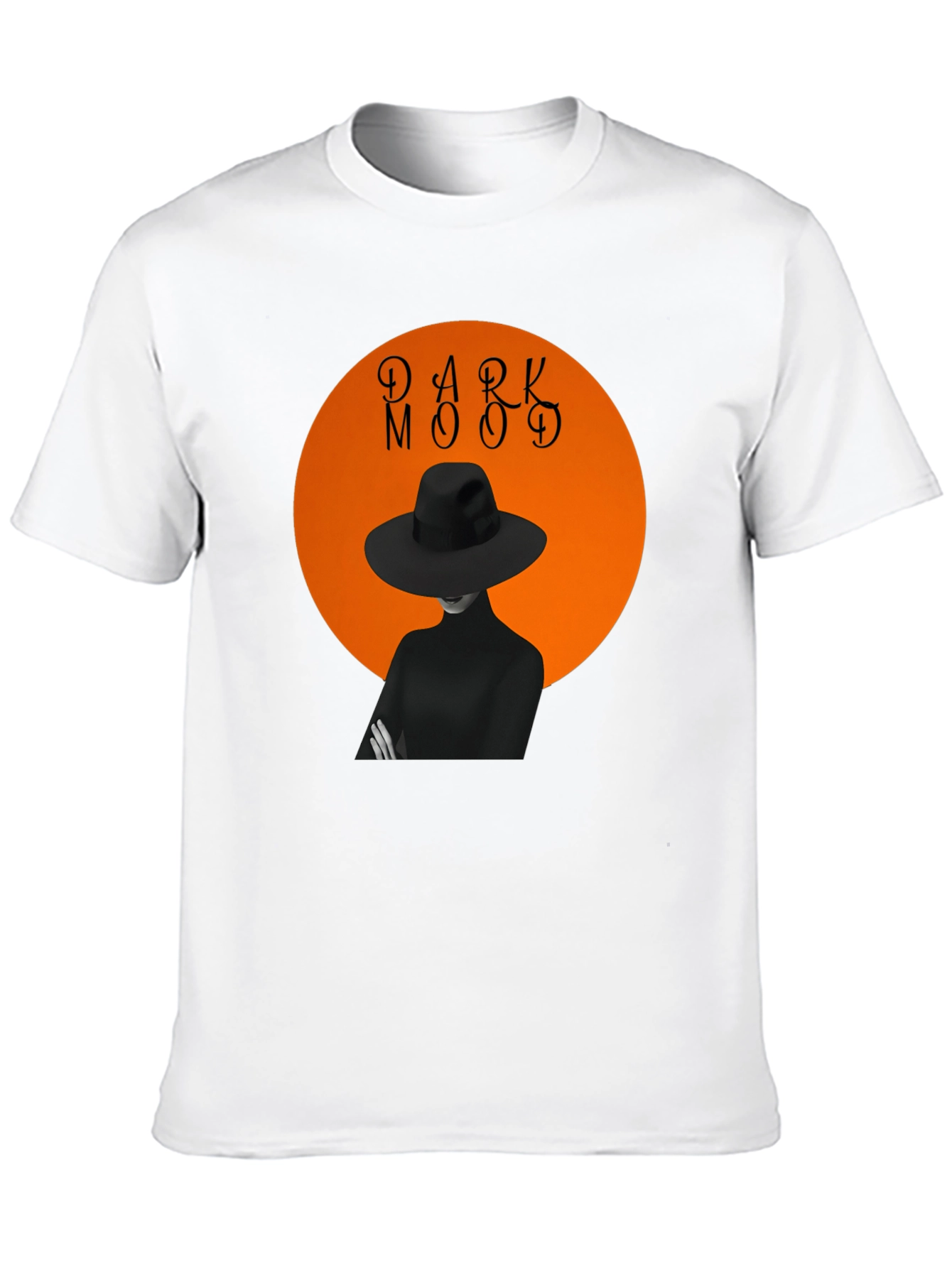 Dark Mood Graphic Tee - Black T-Shirt