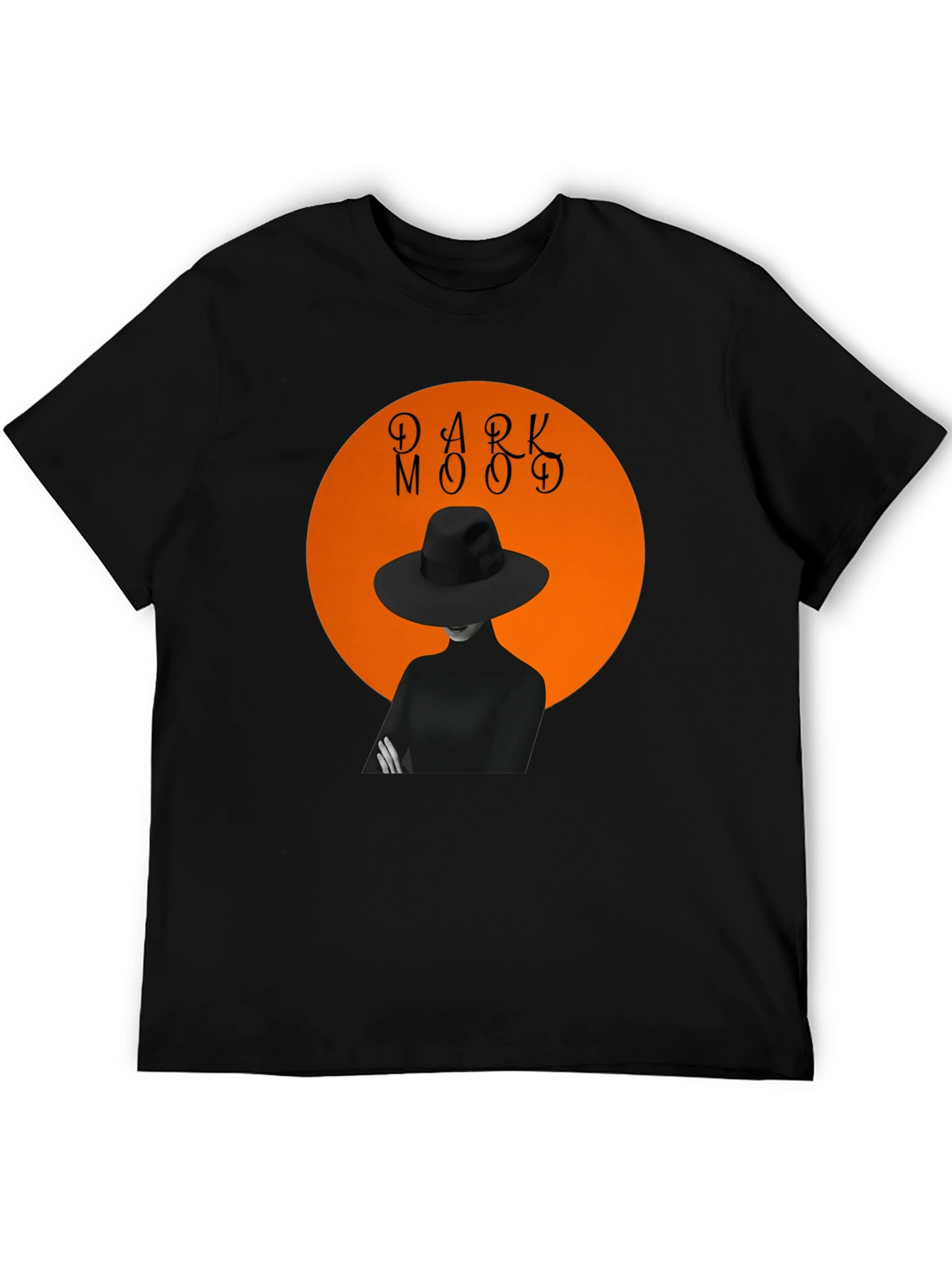 Dark Mood Graphic Tee - Black T-Shirt