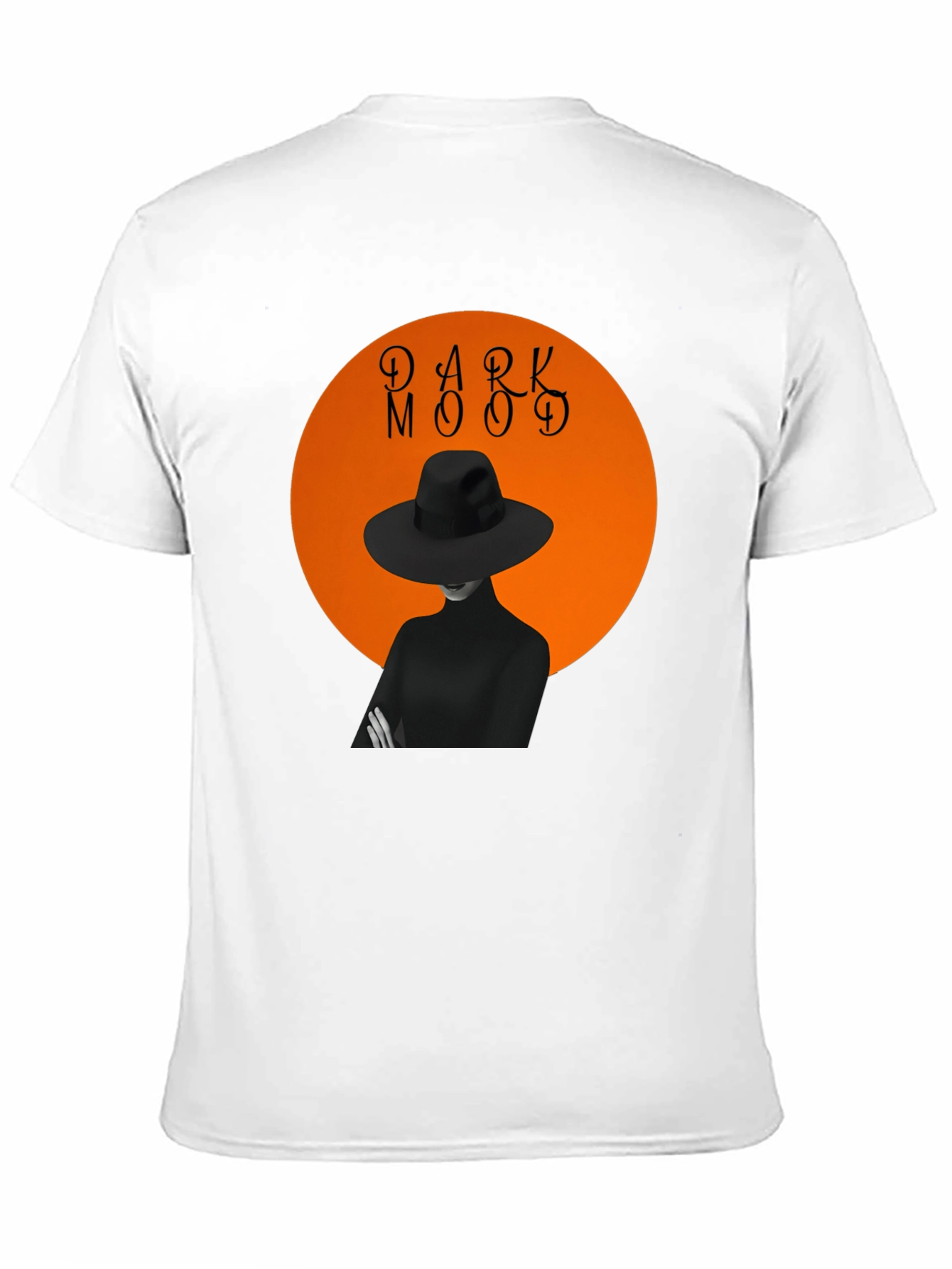 Dark Mood Graphic Tee - Black T-Shirt