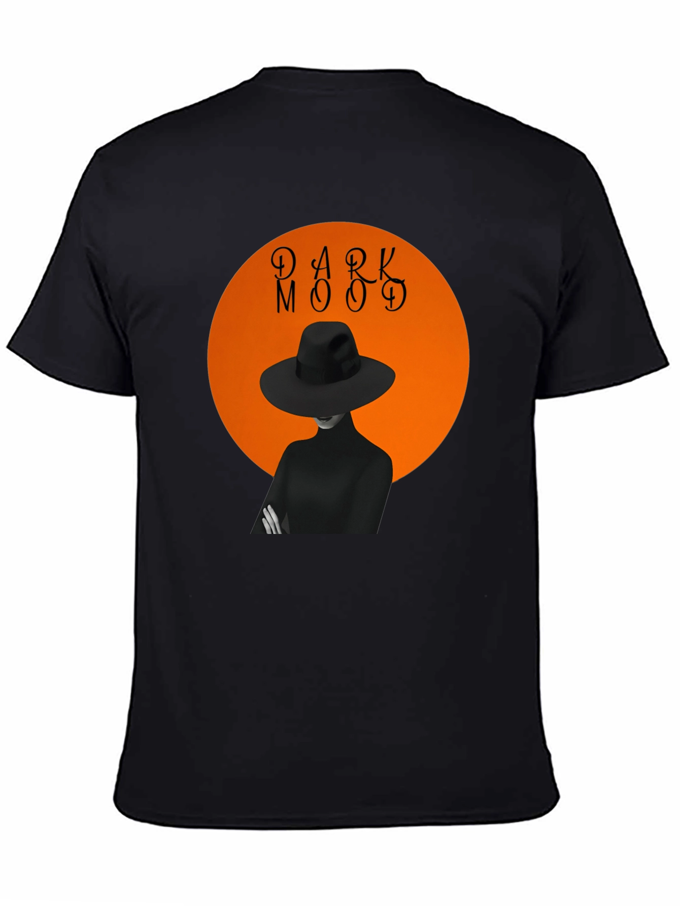 Dark Mood Graphic Tee - Black T-Shirt