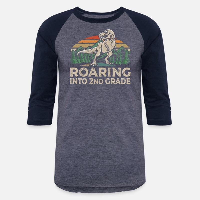 Roaring 2nd Grade Dinosaur T Rex Back To School