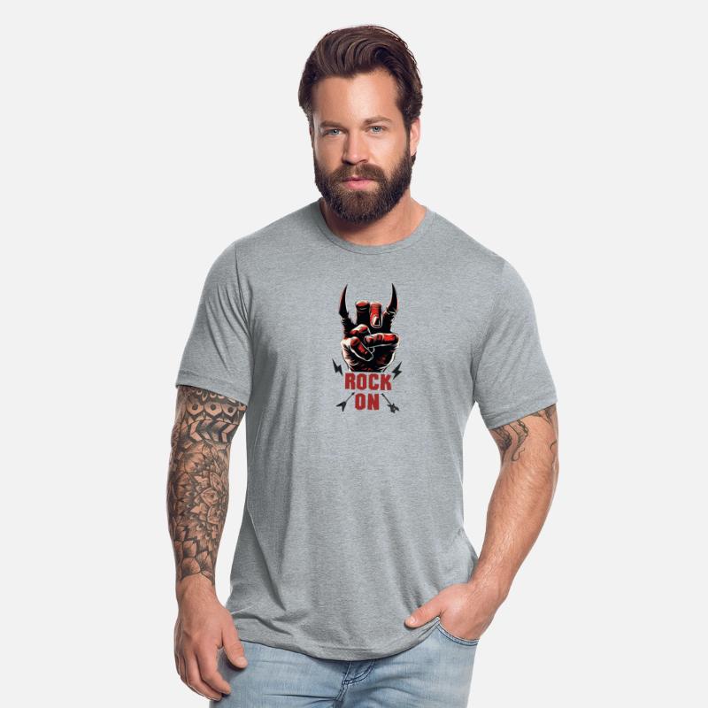Rock music hand devil horns rock musician