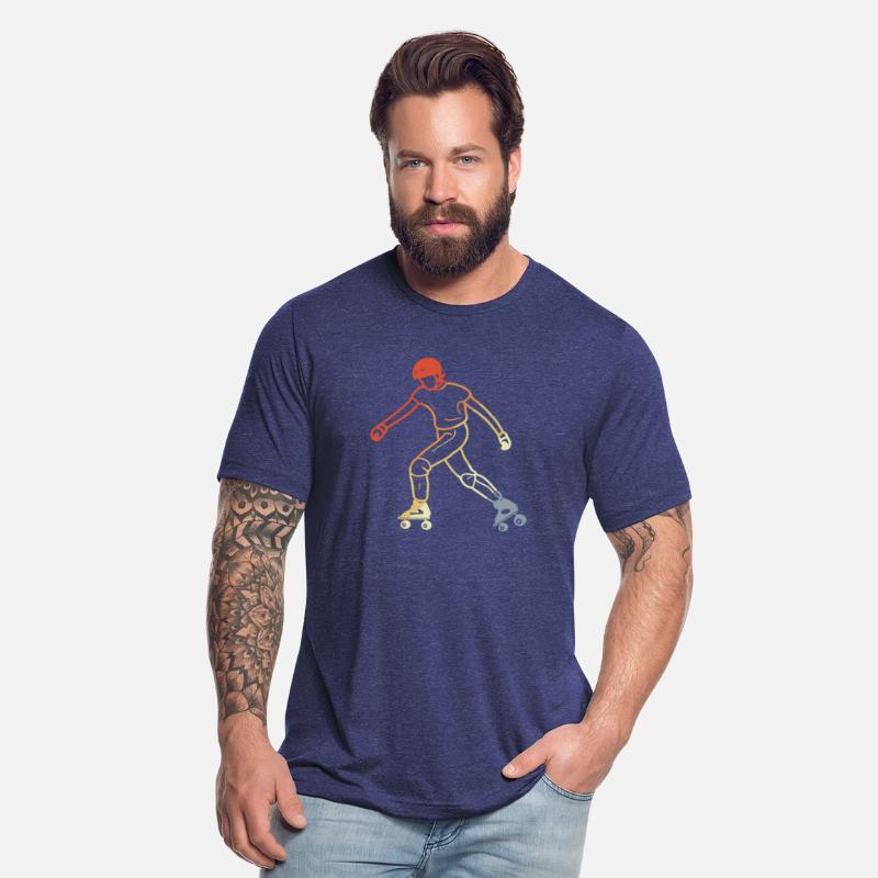 Roller Skating Boy Sketch Vintage Look