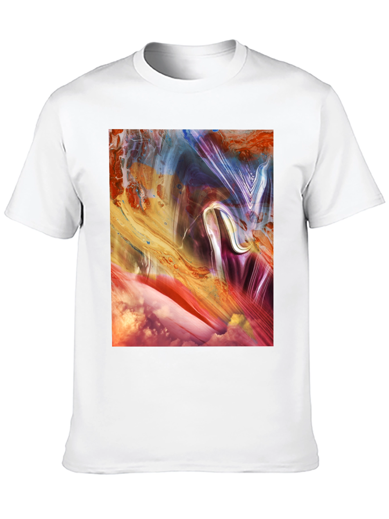 Abstract Art Black T-Shirt - Modern Style