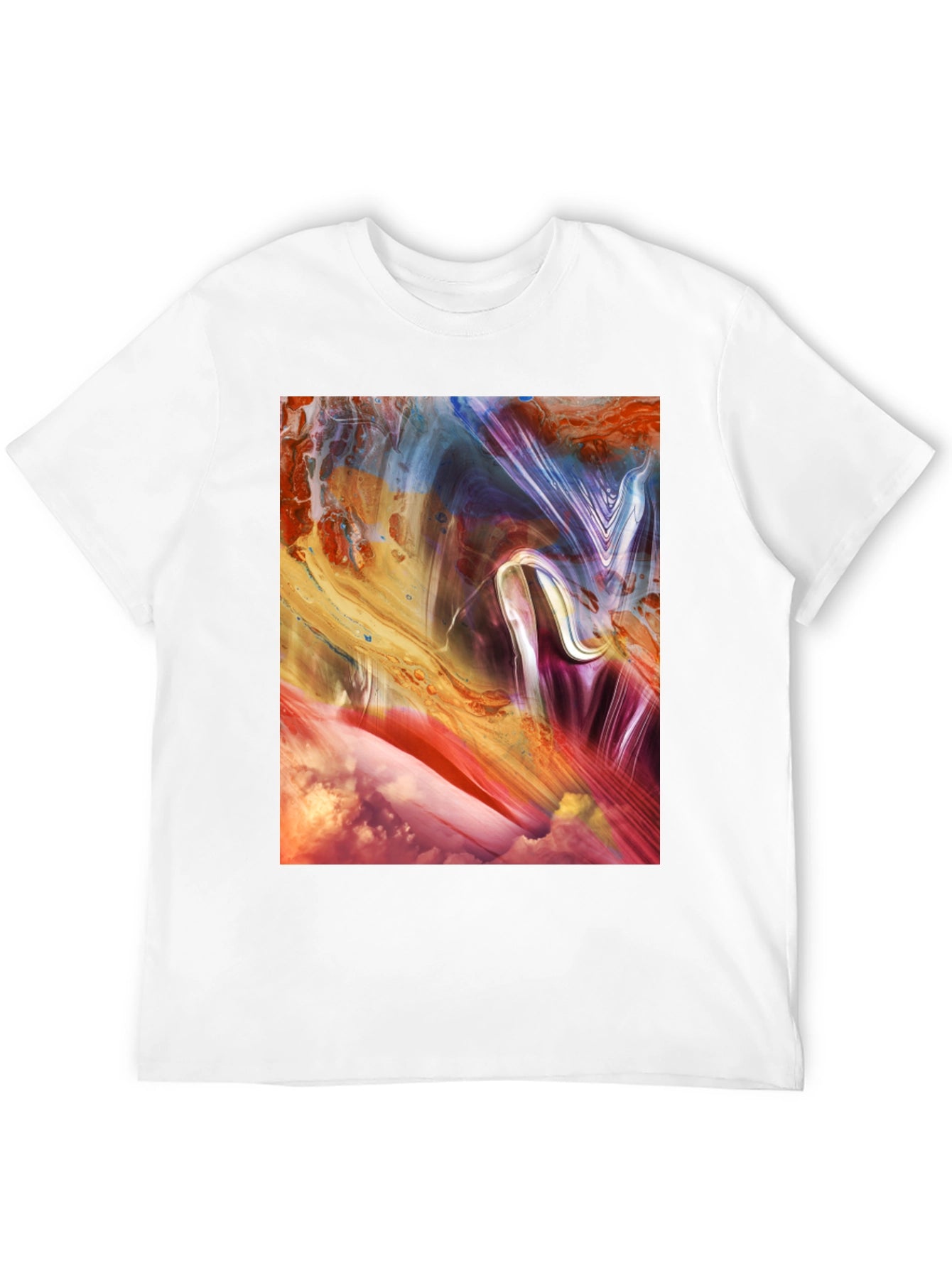 Abstract Art Black T-Shirt - Modern Style