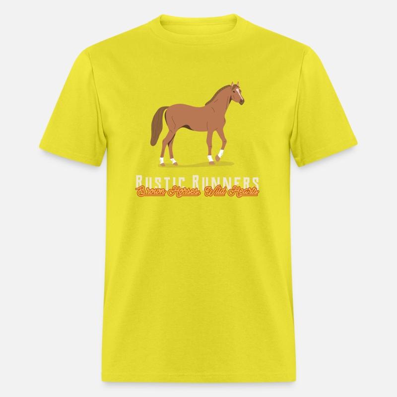 RUSTIC RUNNERS BROWN HORSES WILD HEARTS
