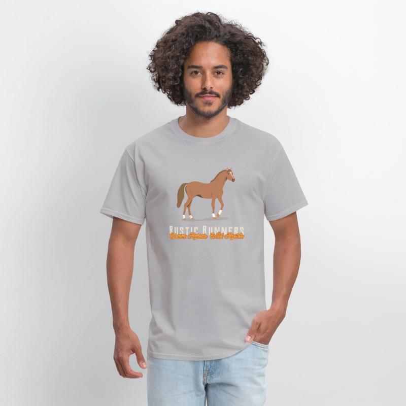 RUSTIC RUNNERS BROWN HORSES WILD HEARTS