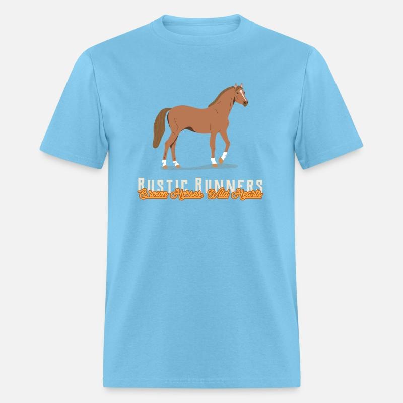 RUSTIC RUNNERS BROWN HORSES WILD HEARTS