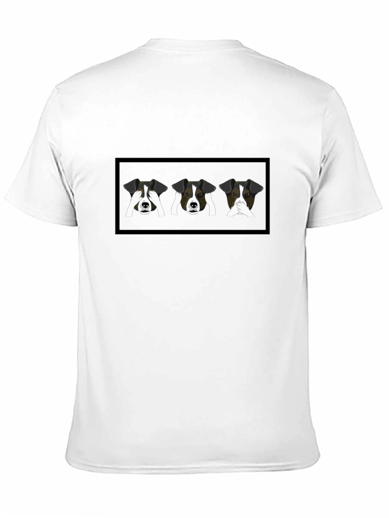 Dog Speak T-Shirt: Hear See Speak No Evil