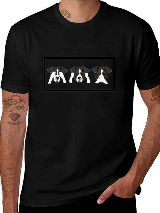 Dog Speak T-Shirt: Hear See Speak No Evil