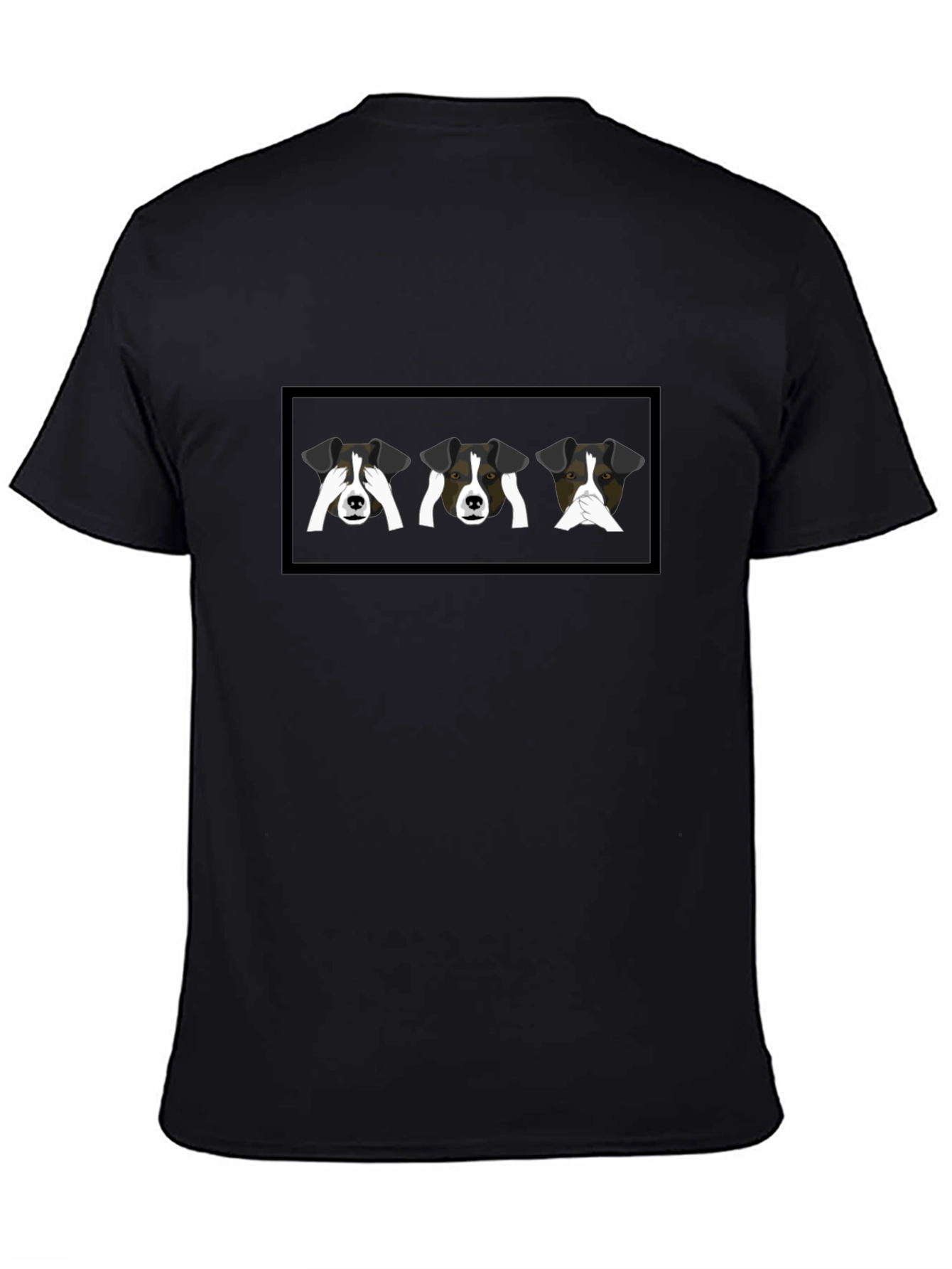 Dog Speak T-Shirt: Hear See Speak No Evil