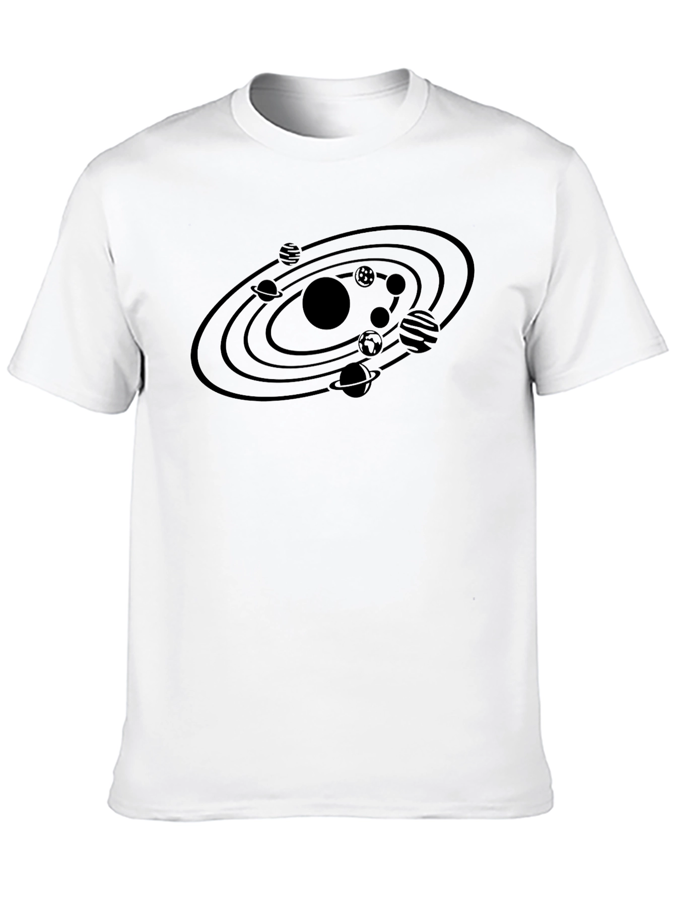 Cosmic Orbit Black T-Shirt