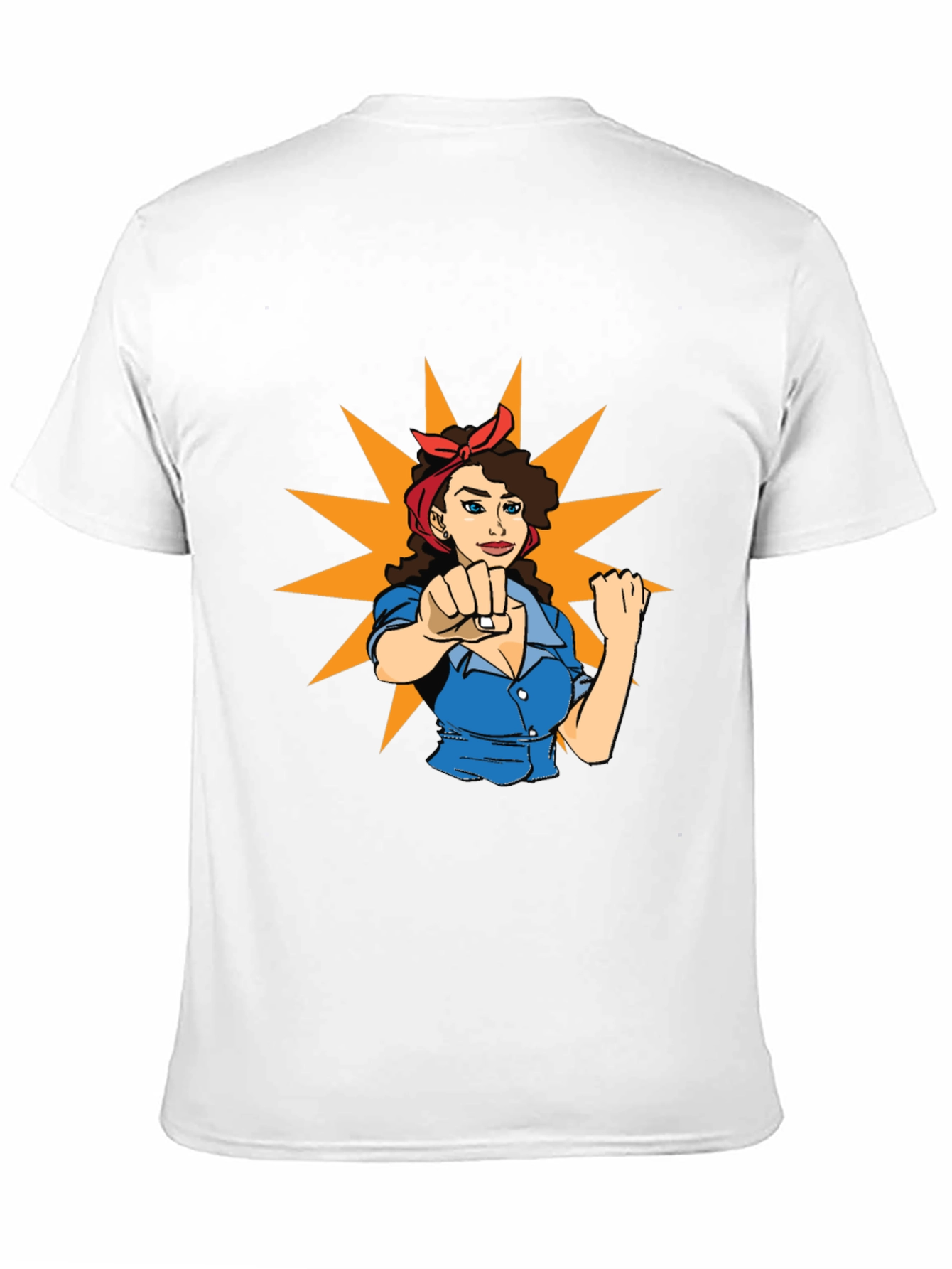 Rosie the Riveter Graphic T-Shirt - Black