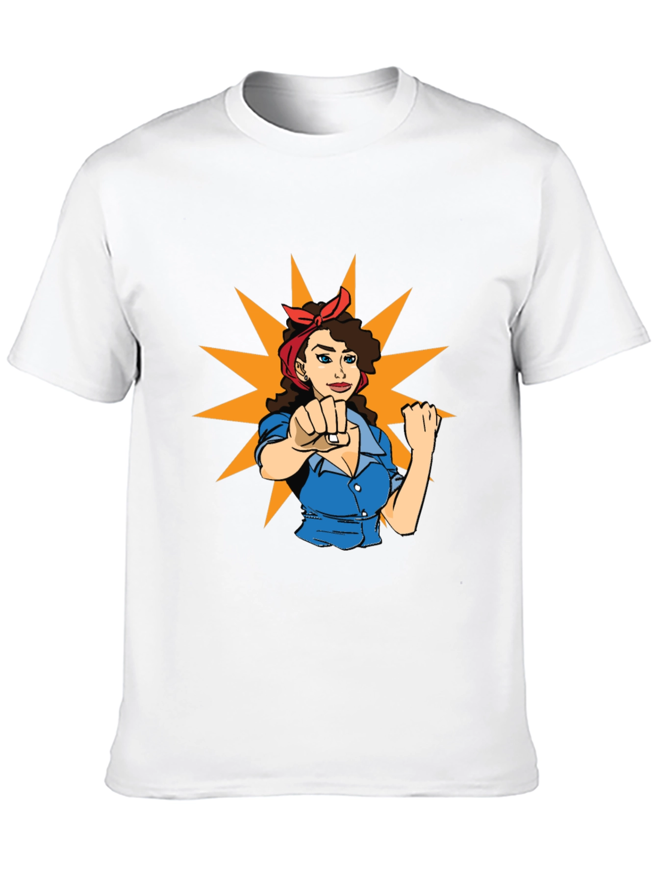 Rosie the Riveter Graphic T-Shirt - Black