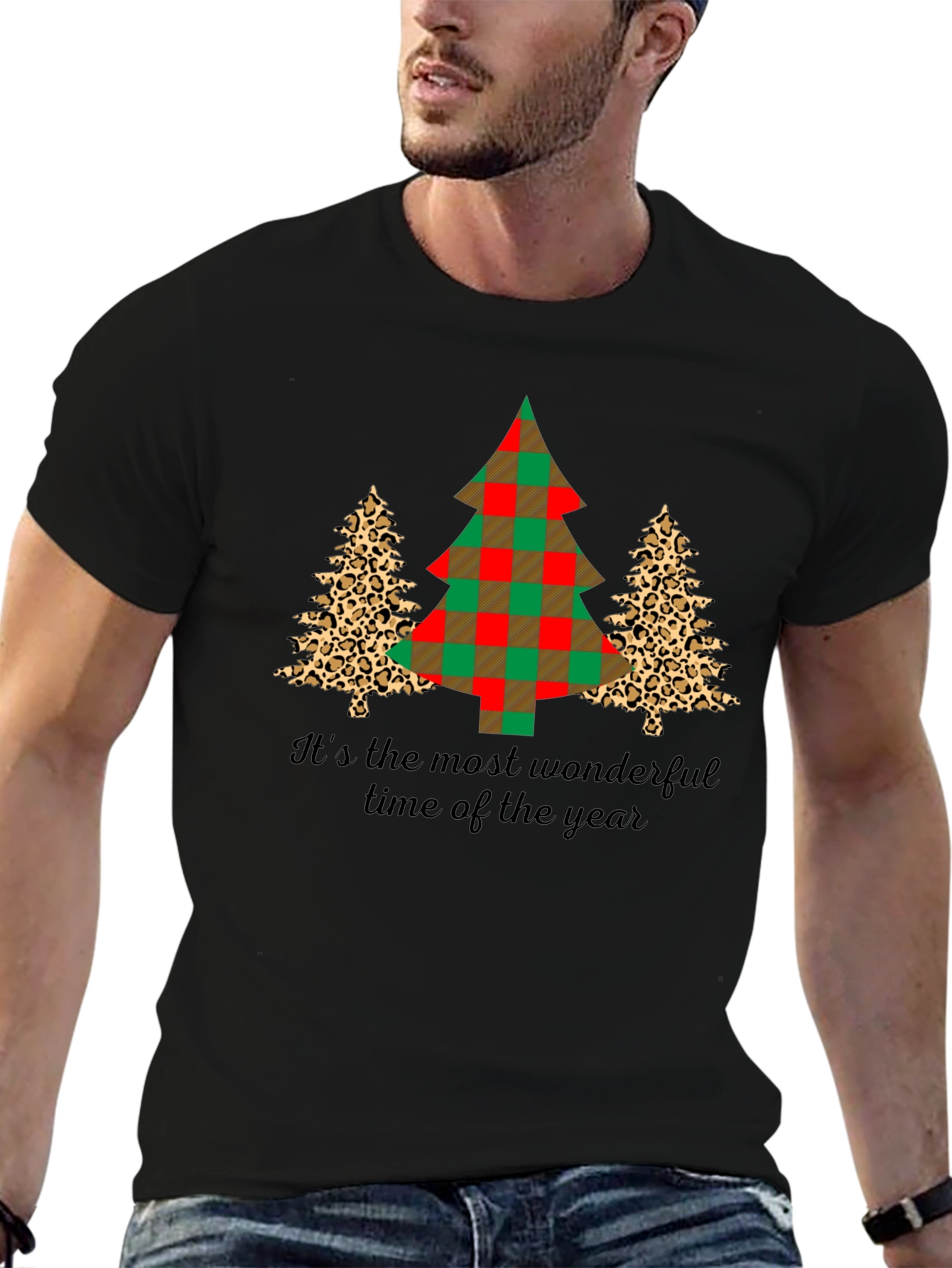 Christmas Tree Graphic T-Shirt