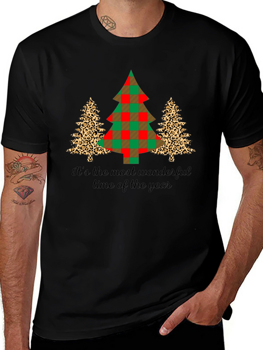 Christmas Tree Graphic T-Shirt