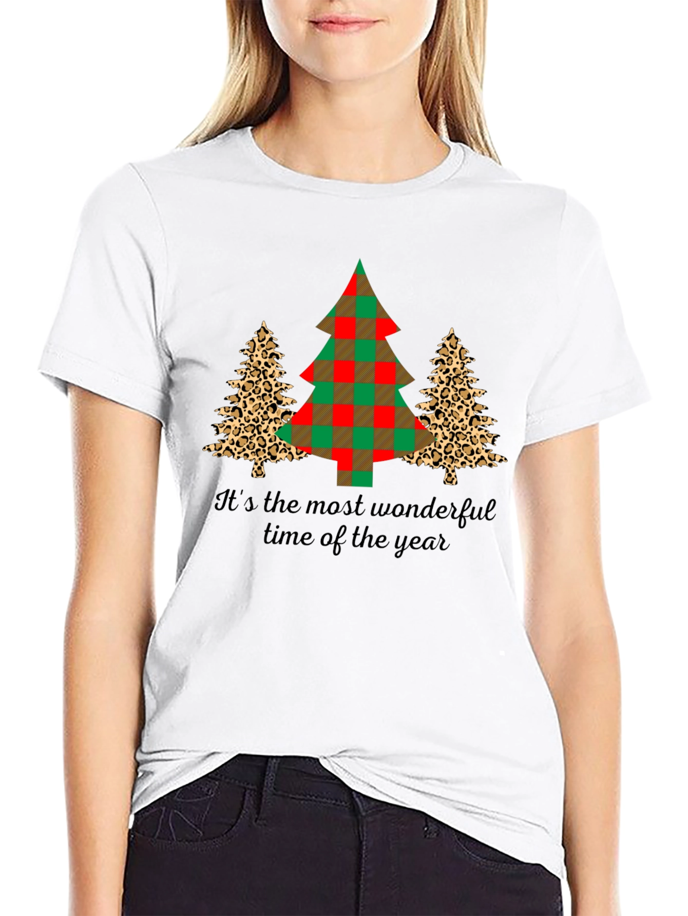 Christmas Tree Graphic T-Shirt