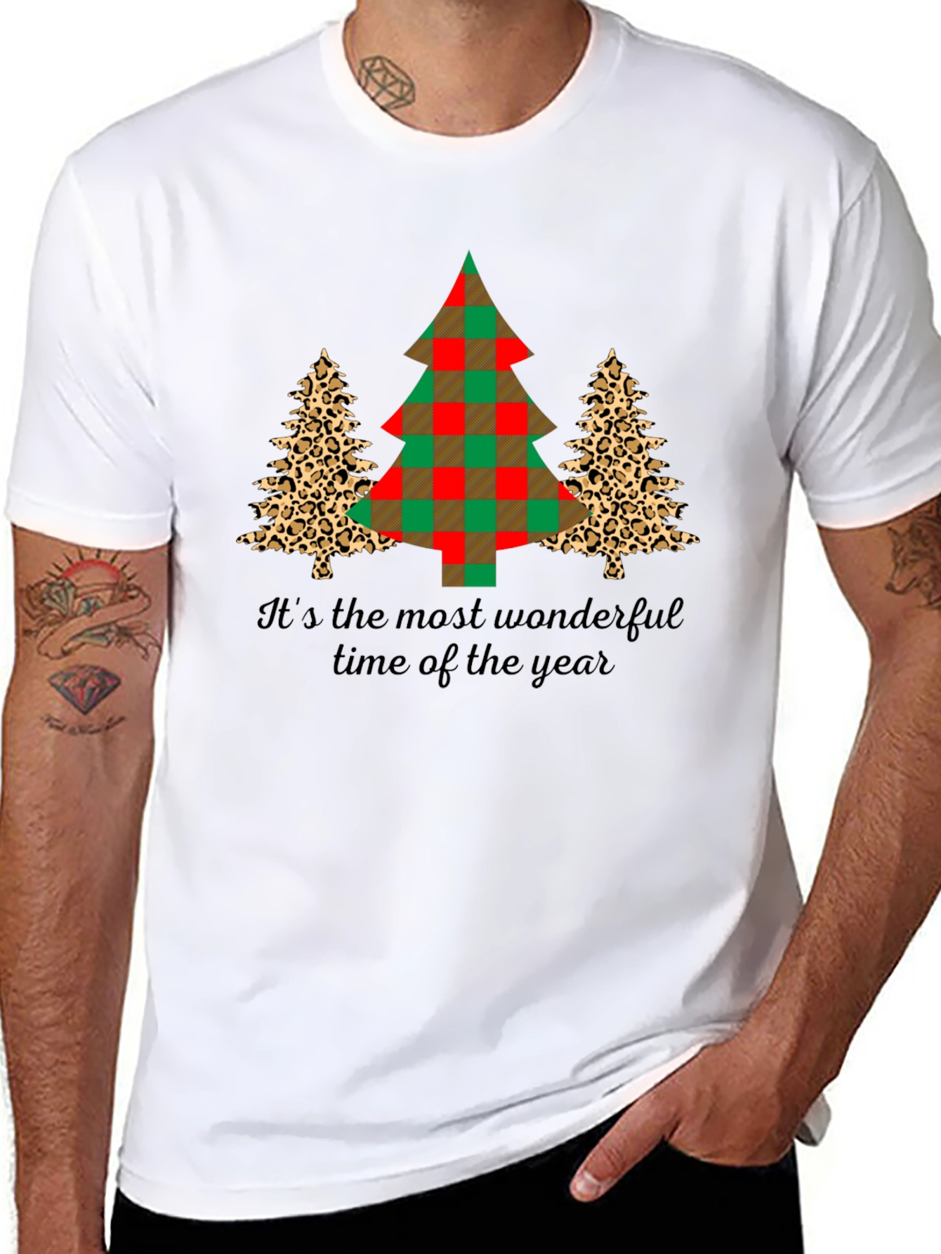 Christmas Tree Graphic T-Shirt