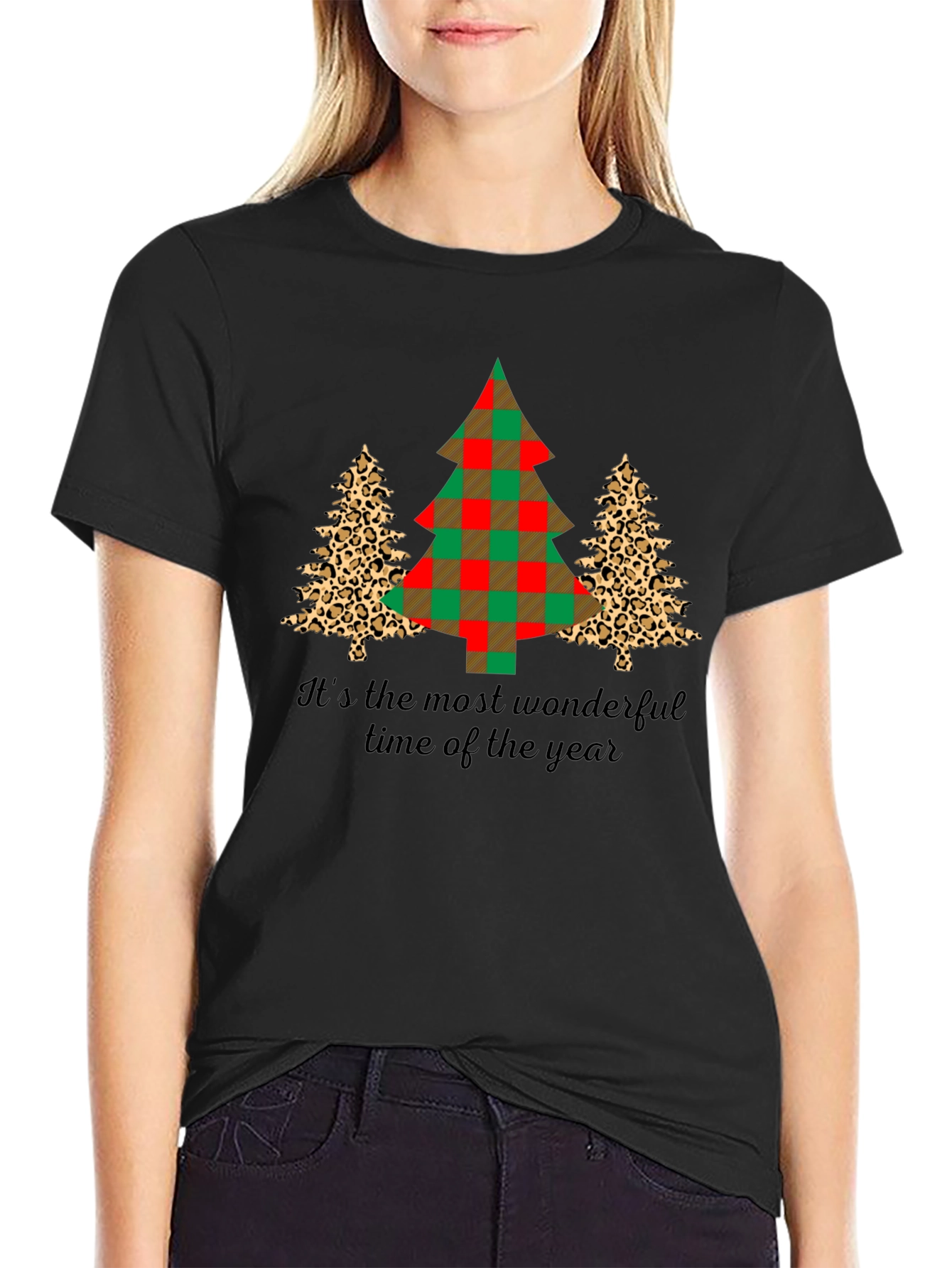 Christmas Tree Graphic T-Shirt
