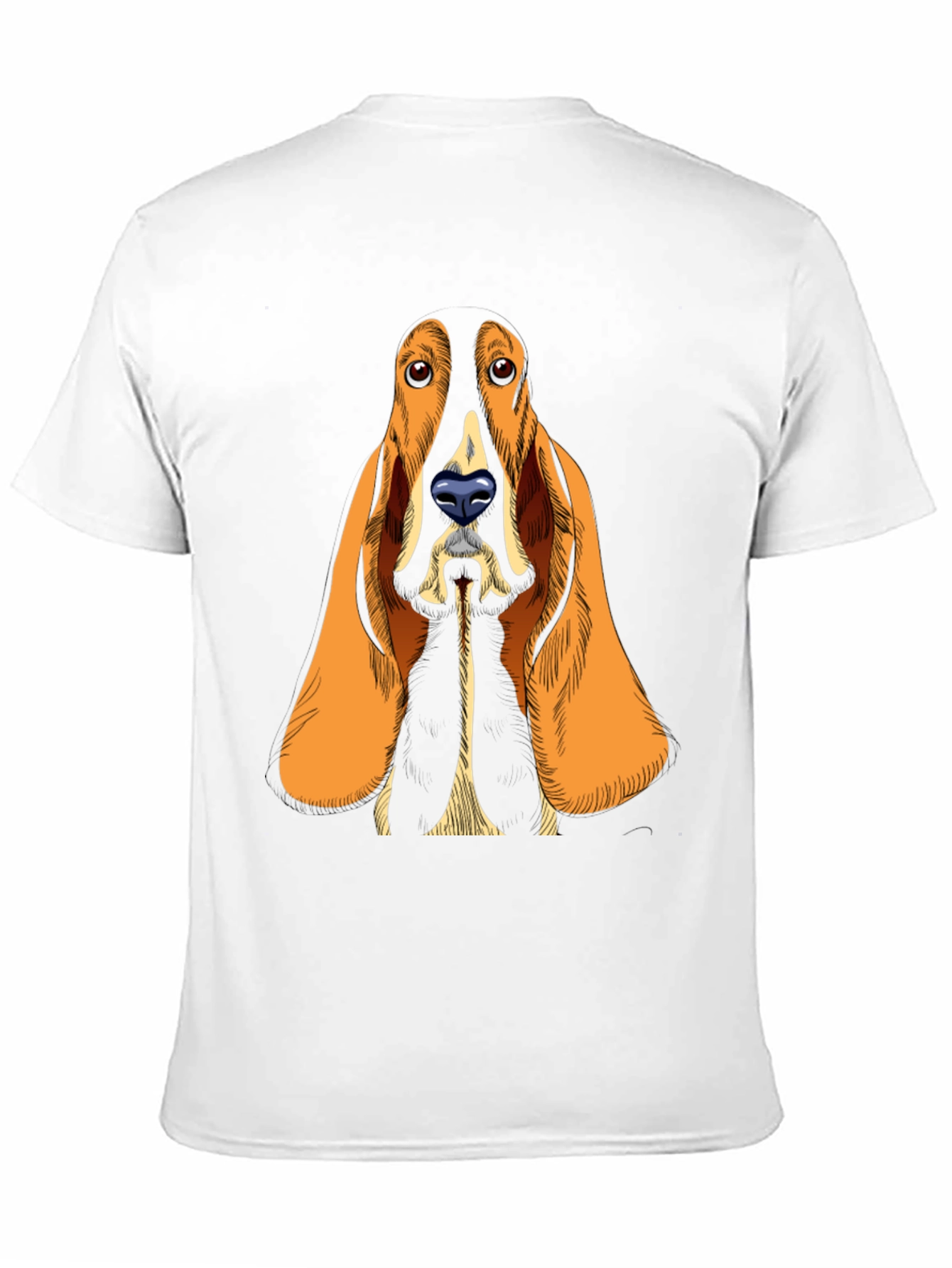 Dog Graphic Print T-Shirt - Unique Canine Design