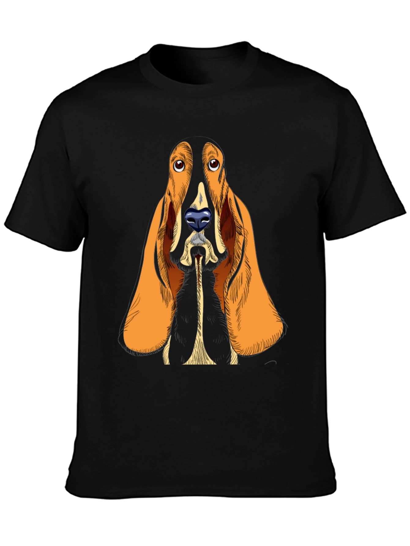 Dog Graphic Print T-Shirt - Unique Canine Design
