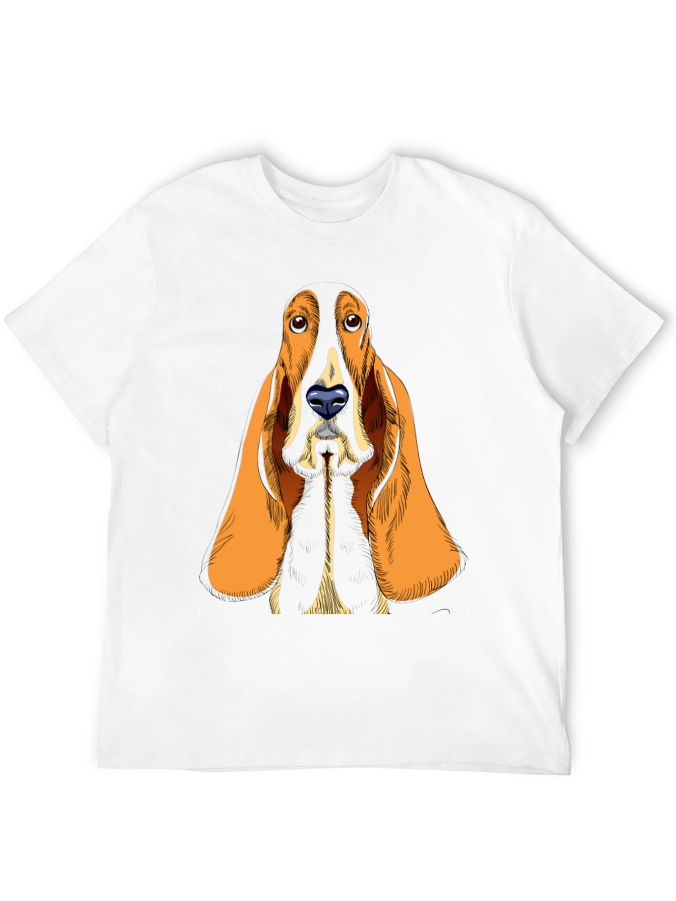Dog Graphic Print T-Shirt - Unique Canine Design