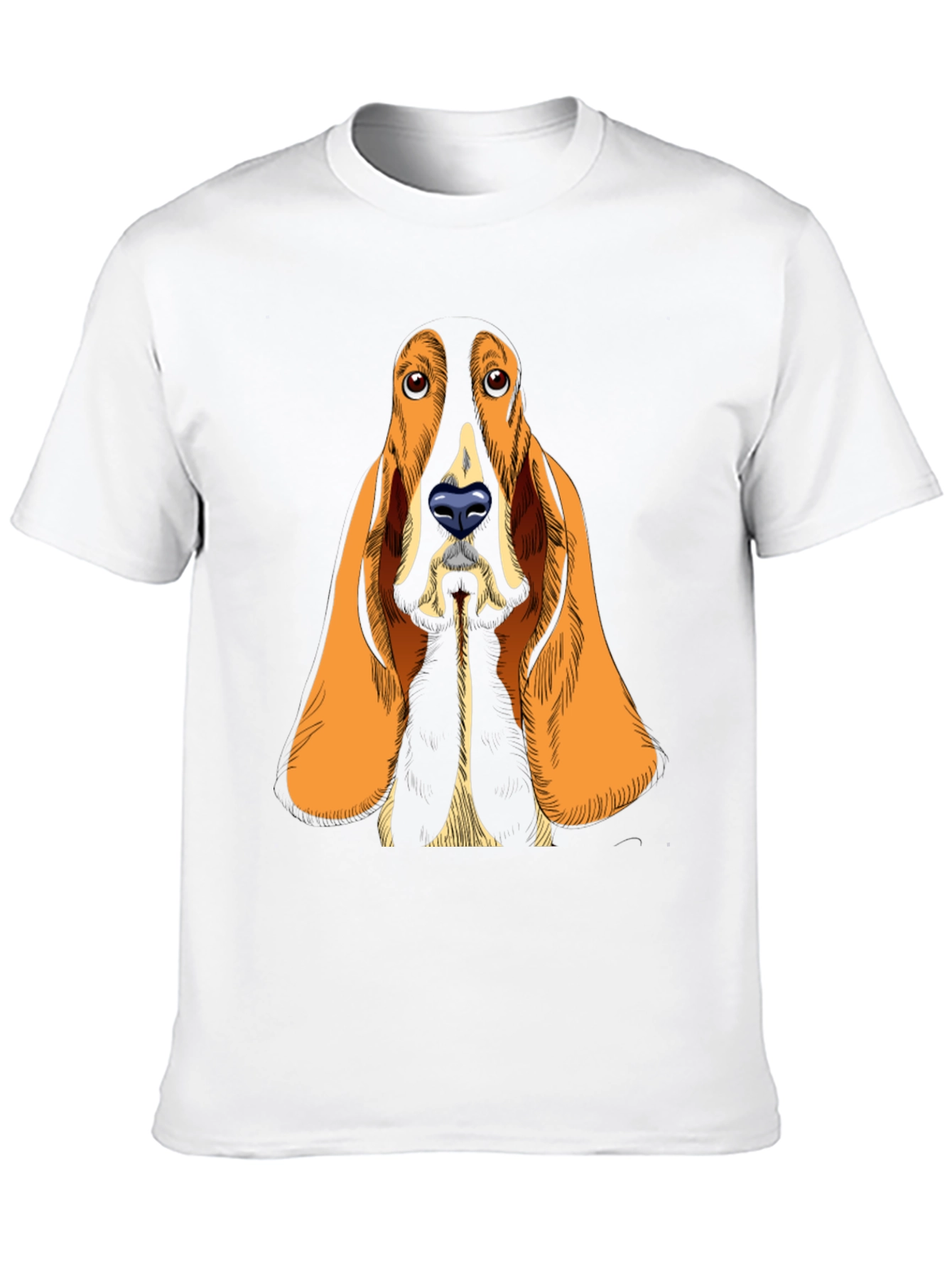 Dog Graphic Print T-Shirt - Unique Canine Design