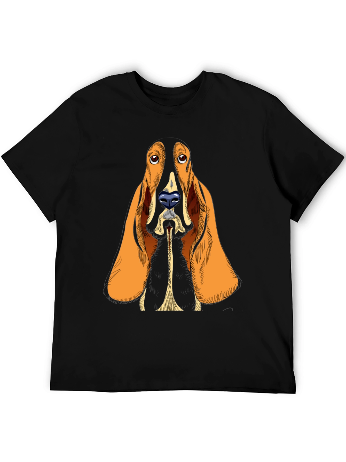 Dog Graphic Print T-Shirt - Unique Canine Design
