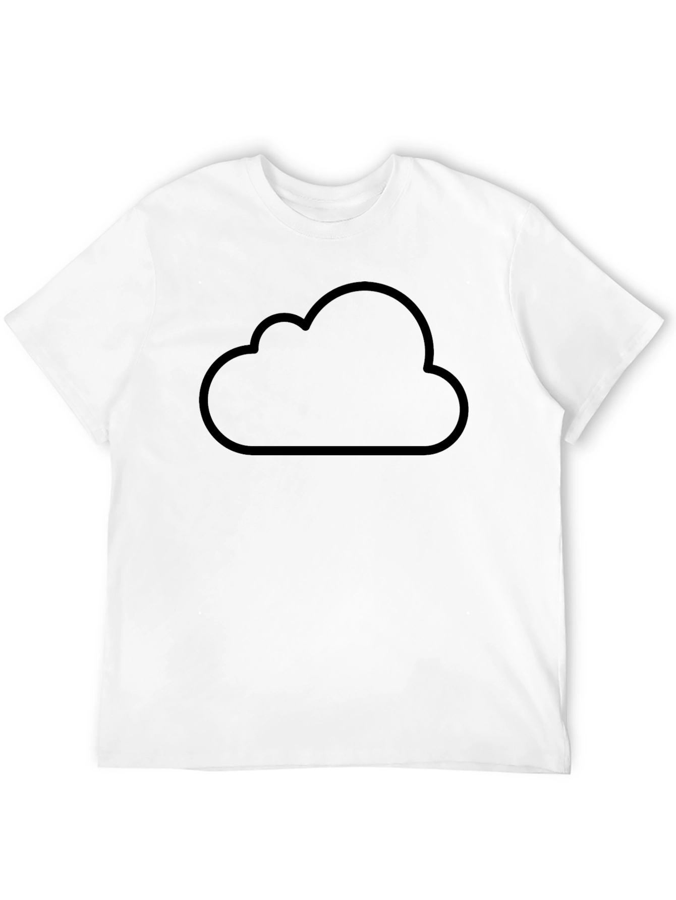 Cloud Graphic Black T-Shirt