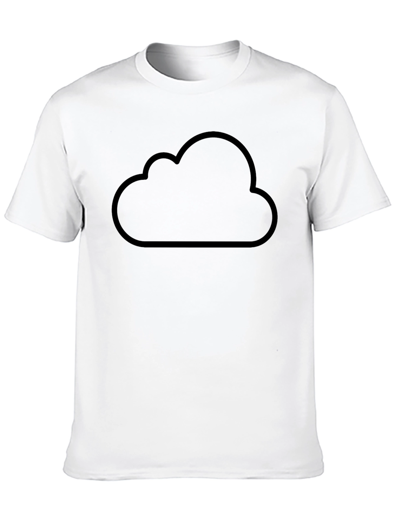 Cloud Graphic Black T-Shirt