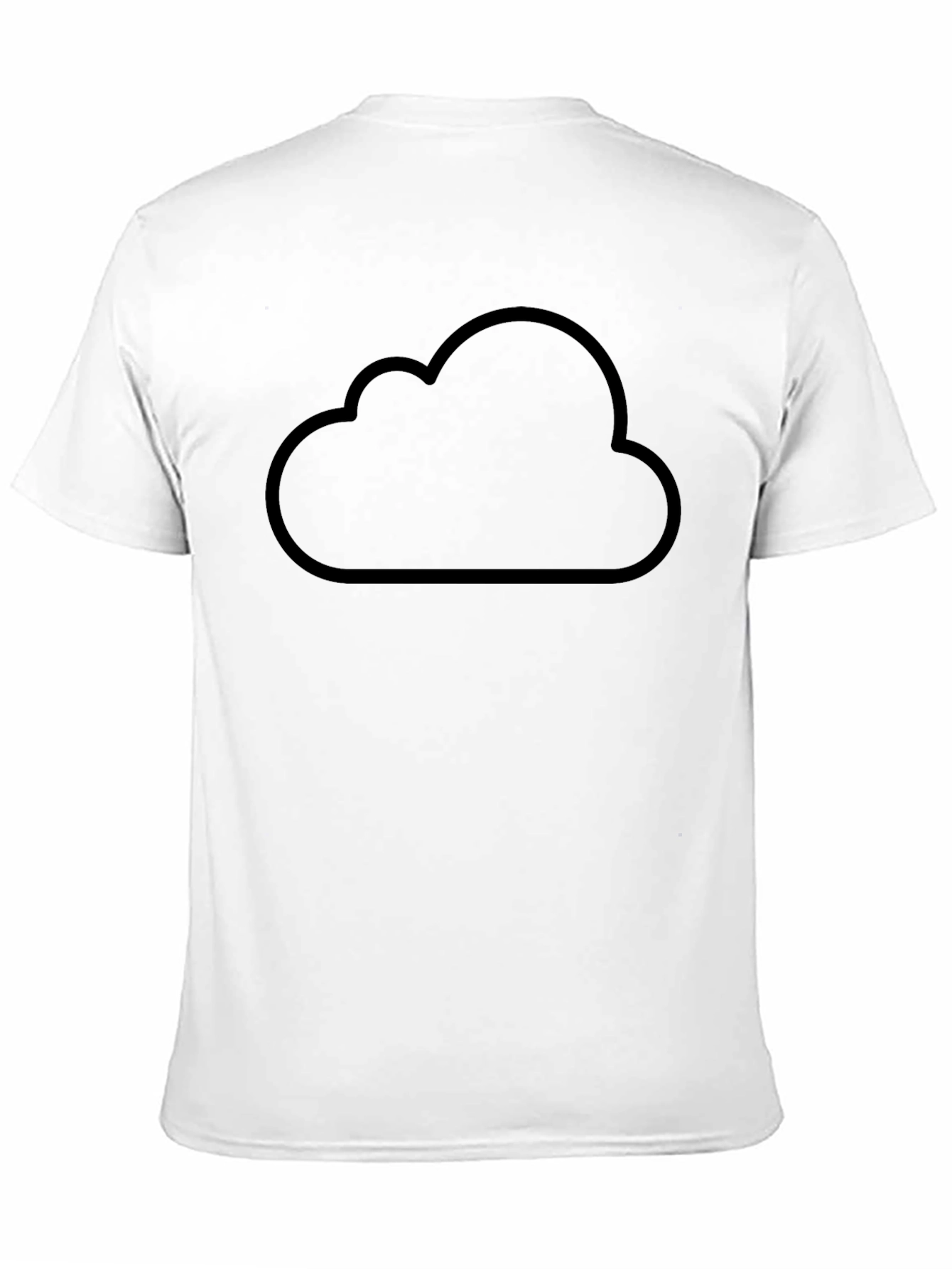 Cloud Graphic Black T-Shirt
