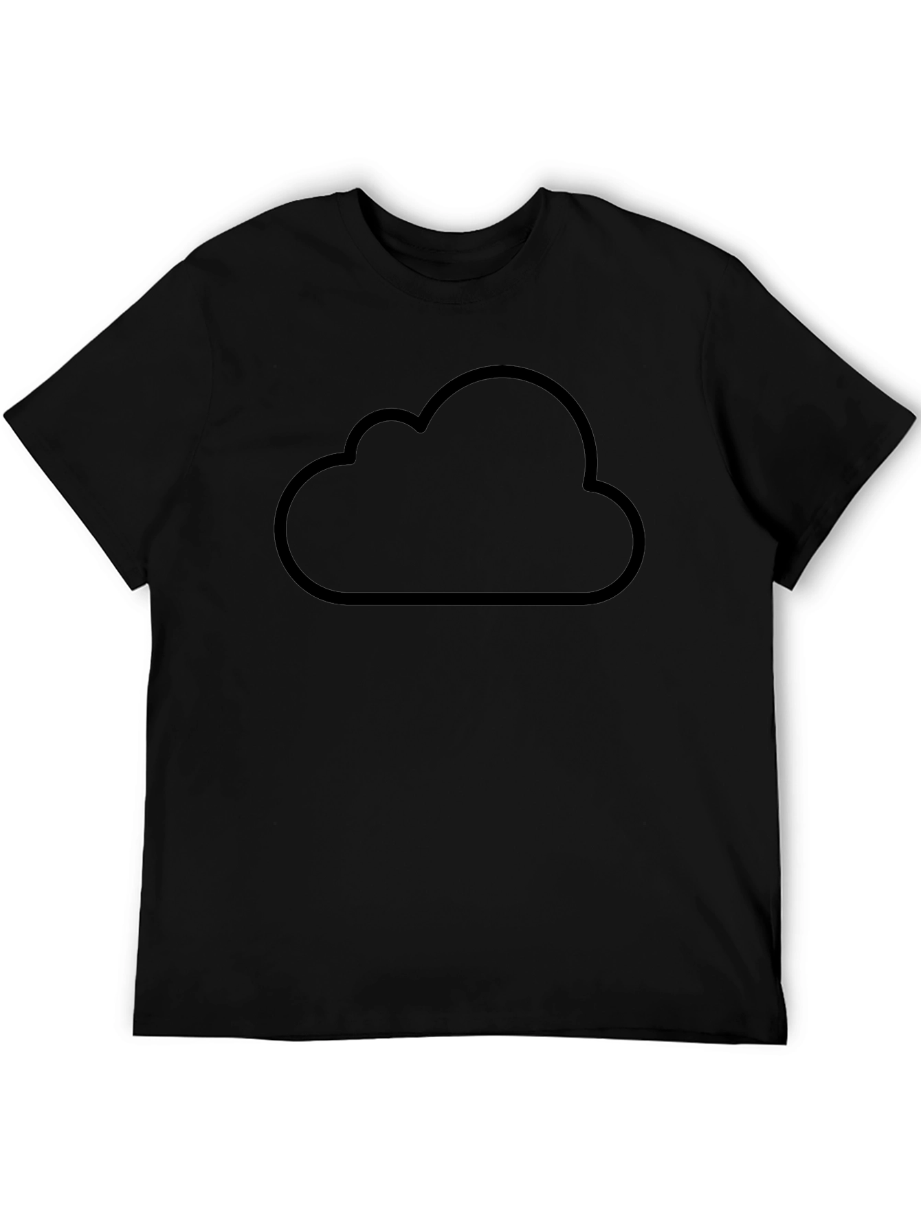 Cloud Graphic Black T-Shirt