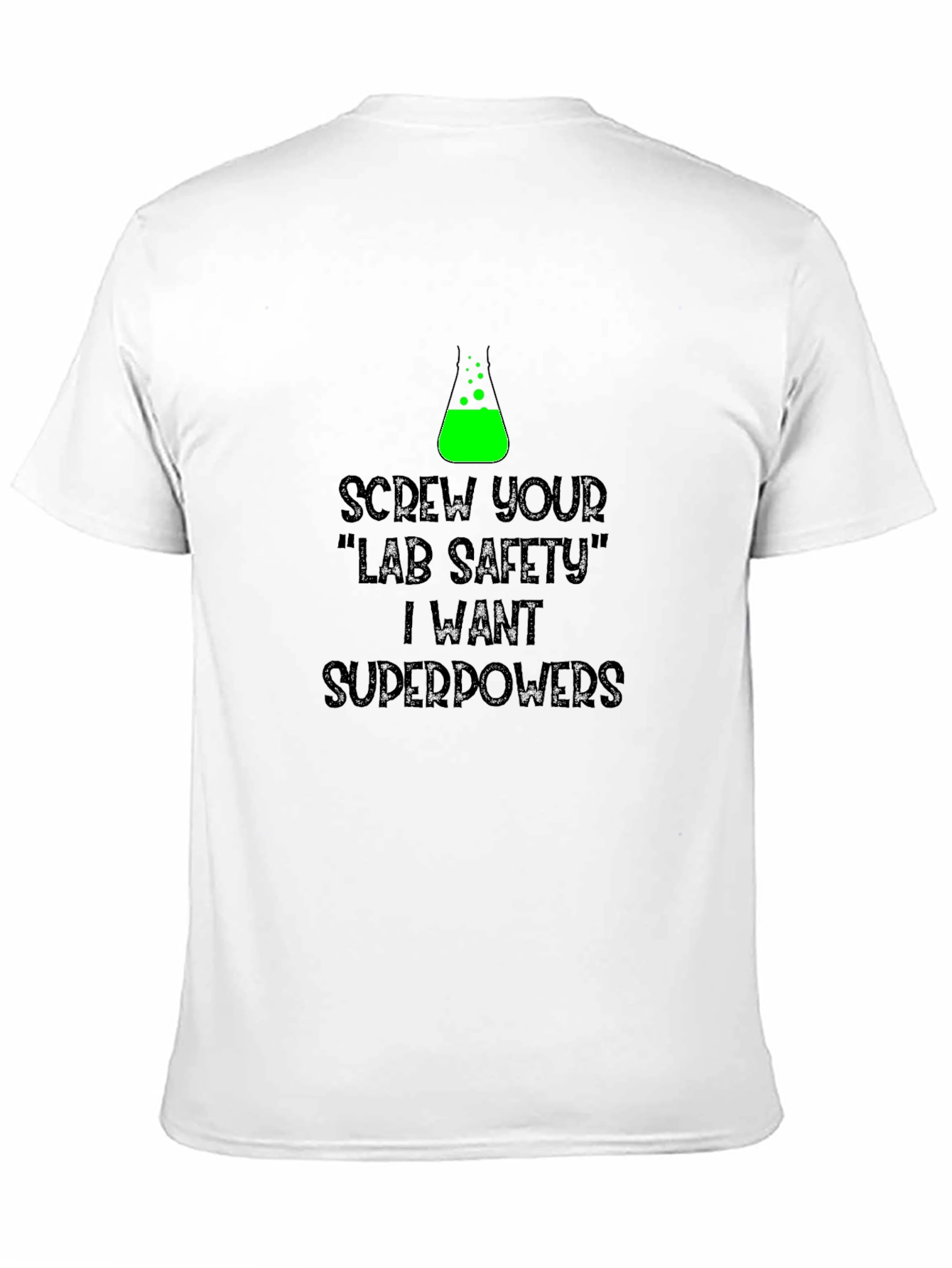 Lab Safety Superpowers Graphic Tee - Black